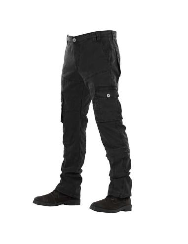 PANTALON DE CHARPENTIER À CHEVAUCHEMENT KEVLAR NOIR - HOMOLOGUÉ