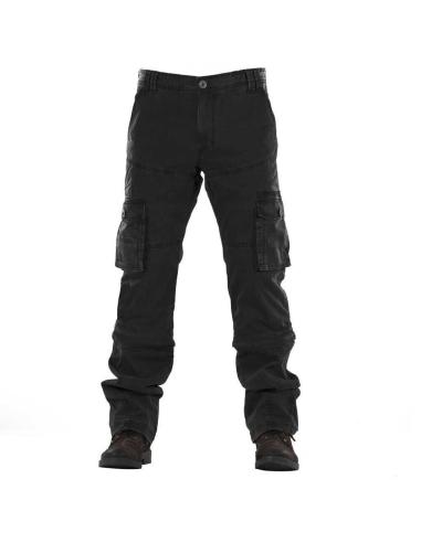 TROUSERS WITH KEVLAR OVERLAP CARPENTER BLACK - HOMOLOGATED