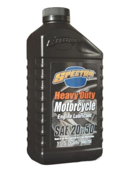 HUILE SPECTRO HEAVY DUTY SAE 20W50 POUR HARLEY-DAVIDSON