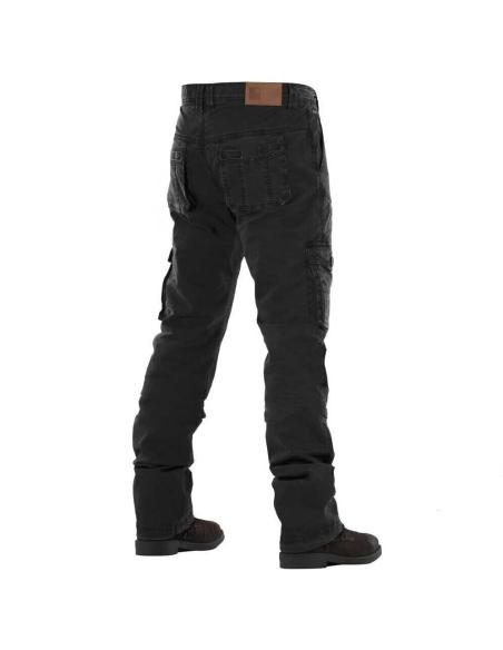 CALÇAS COM KEVLAR OVERLAP CARPINTEIRO PRETO - APROVADO