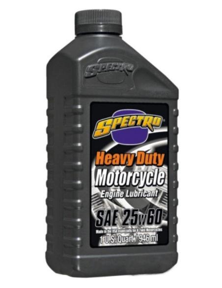 SPECTRO HEAVY DUTY SAE 25W60 MOTORCYCLE OIL