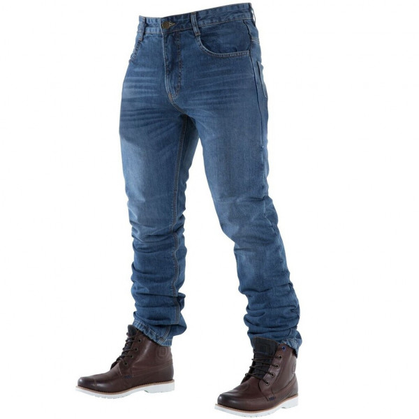 TROUSERS WITH KEVLAR OVERLAP MANX SMALT - HOMOLOGATED