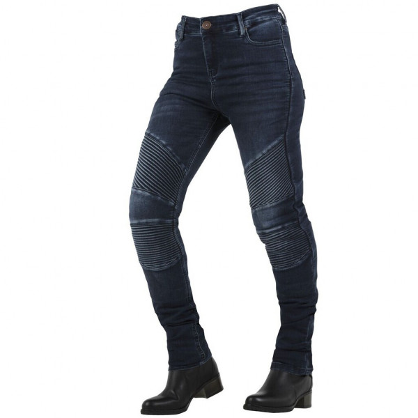 TROUSERS WITH KEVLAR OVERLAP STADALE LADY BLUE - HOMOLOGATED