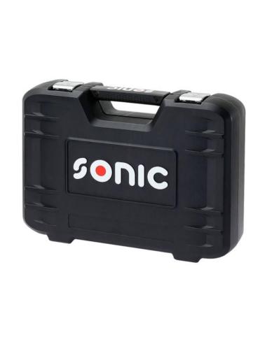 MALETA DE FERRAMENTAS SONIC COMBINADO DE 34 PEÇAS COM CHAVES E VASOS 1/2" - MEDIDAS US/SAE