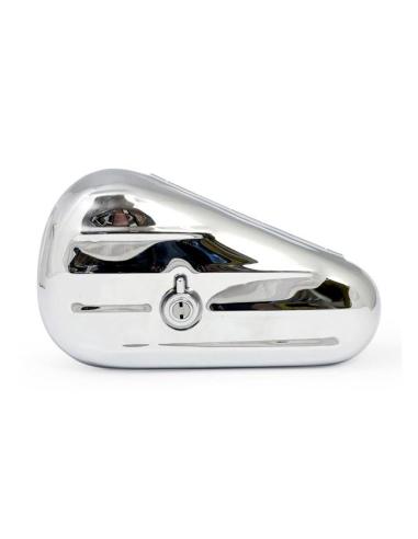 CAIXA DE FERRAMENTAS TEARDROP CROMADA ESQUERDA