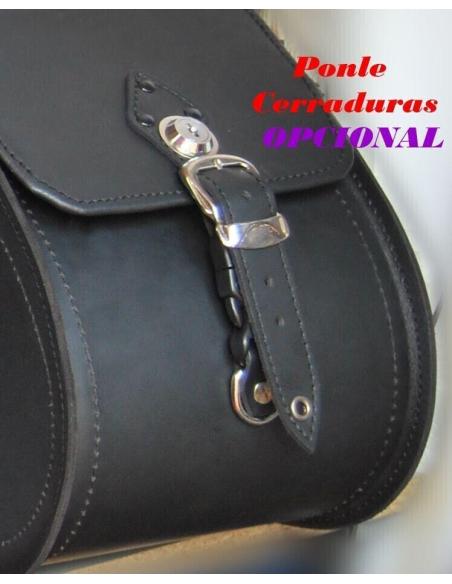 Comprar Alforja Piel Rígida Vendetta Vs "Jefe Indio Negras" 50 X 30 X 16 a precio de oferta