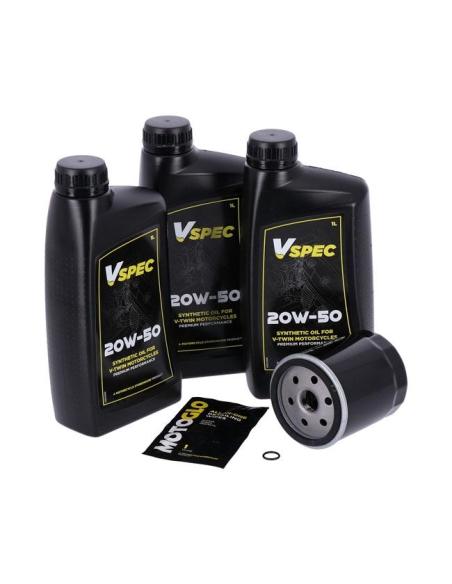 KIT DE SERVIÇO DE ÓLEO DE MOTOR MCS 20W50 SINTÉTICO