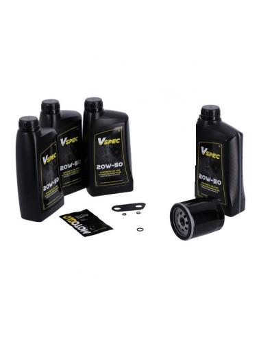 MINEARL OIL AND BLACK FILTER SERVICE PACK HD SPORTSTER 04-UP