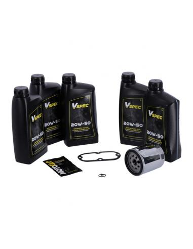 SYNTHETIC OIL AND BLACK FILTER SERVICE PACK HD SOFTAIL 1999 - 2006 DYNA 1999 - 2005