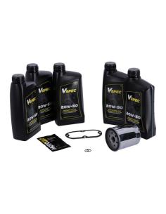 Compra Pacchetto Servizio Olio Sintetico e Filtro Cromato Hd Softail 2007 - 2017 - Dyna 2006 - 2017 a prezzo speciale