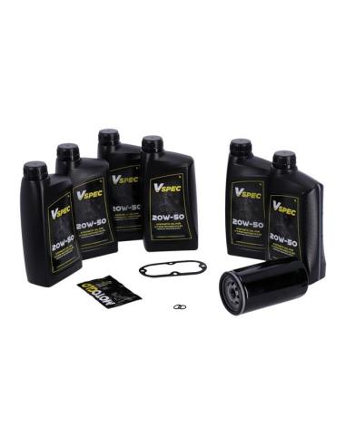 Acquista Pack Servizio Olio Sintetico Con Filtro Nero Per Hd Dyna 91-98 a prezzo scontato