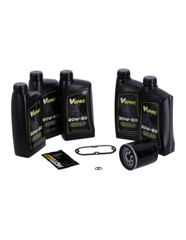 Acquista Pacchetto Servizio Olio Sintetico E Filtro Nero Hd Softail 1999 A 2006 E Dyna 1999 A 2005 a prezzo promozionale