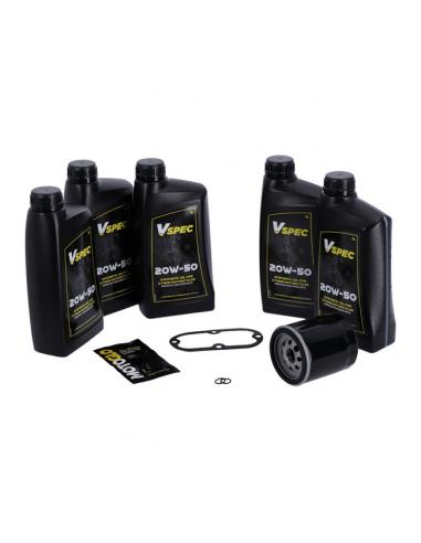 SYNTHETIC OIL AND BLACK FILTER SERVICE PACK HD SOFTAIL 1999 - 2006 DYNA 1999 - 2005