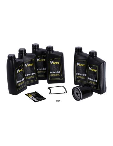 Comprar Pack Servicio Aceite Sintetico Y Filtro Negro Hd Touring 1986 A 1998 a precio de oferta