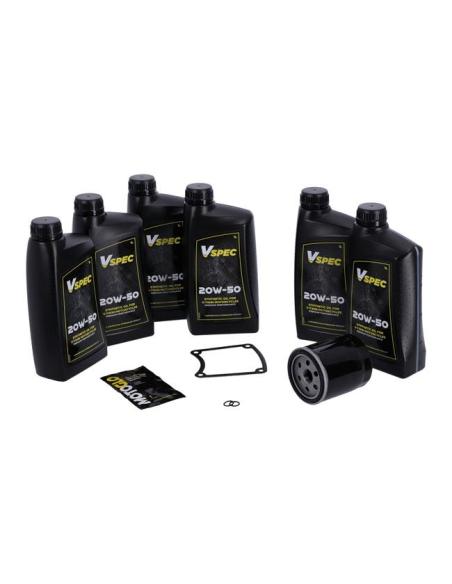 SYNTHETIC OIL AND BLACK FILTER SERVICE PACK FOR HD 1986-1998 TOURING