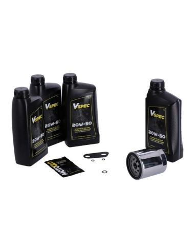 Acquista Pacchetto Servizio Olio Sintetico e Filtro Cromato Hd Sportster 04-Up a prezzo scontato