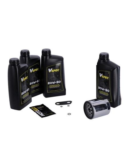 Acquista Pacchetto Servizio Olio Sintetico e Filtro Cromato Hd Sportster 04-Up a prezzo scontato
