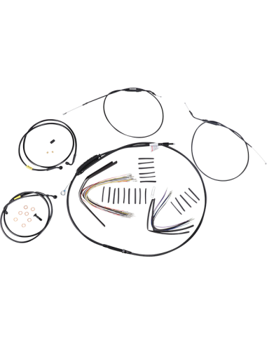 Comprar Kit Cables Completo Burly Para Cuelgamonos 16" Para Dyna Fat Bob 08-11 a precio de oferta