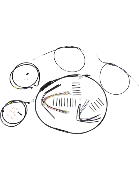 Comprar Kit Cables Completo Burly Para Cuelgamonos 16" Para Dyna Fat Bob 08-11 a precio de oferta