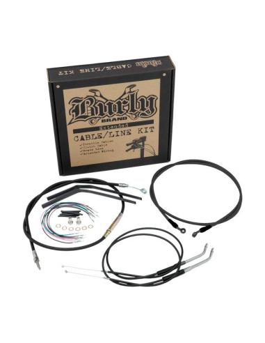 Comprar Kit Cables Completo Burly Para Cuelgamonos 16" Para Dyna Fat Bob 08-11 a precio de oferta