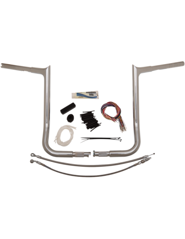 Comprar Kit Manillar 16" Ez Cromado Fat Baggers Hd Touring 08-13 a precio de oferta