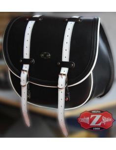Bando Bicolor Black And White Individual Saddlebag 2