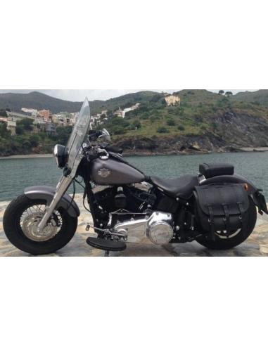 TRAJANO BLACK INDIVIDUAL SADDLEBAG
