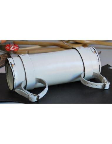 SMALL WHITE LEATHER ROLL