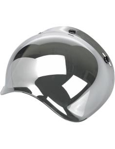 BILTWELL ANTI FOG CHROME MIRROR BUBBLE SCREEN