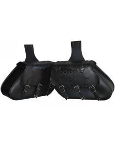 IKARO GOTHIC LEATHER SADDLEBAGS 2