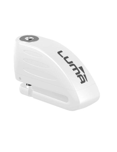 CADEADO DE DISCO LUMA 913 BRANCO COM ALARME