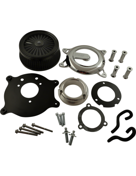 Acquista Filtro Aria V&H Vo2 Rogue Cromato Harley Per Touring Softail a prezzo speciale