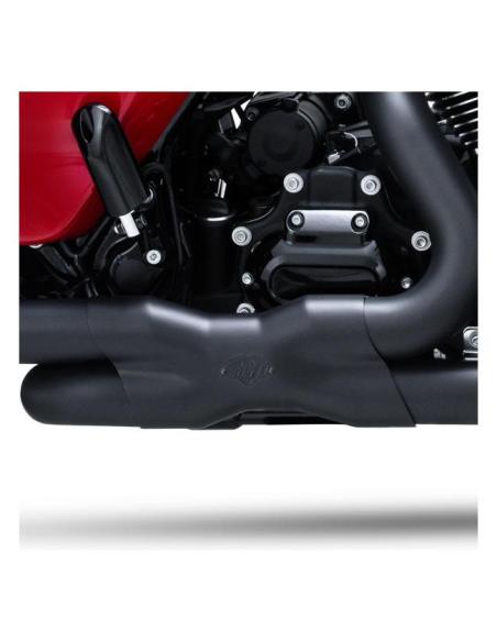 Comprar Colectores Completos Power Duals Pcx Crossover En Negro Mate Para Harley Davidson Touring Desde 2017 a precio de oferta