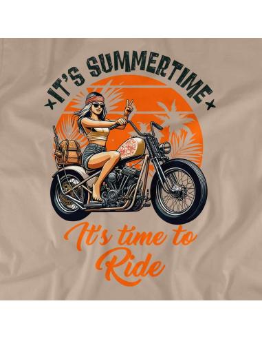 Acquista T-shirt Summertime Riderwoman Donna a prezzo scontato
