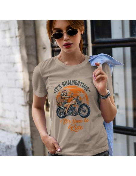 Acquista T-shirt Summertime Riderwoman Donna a prezzo scontato