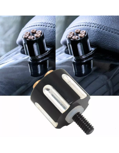 Comprar Tornillo Trasero De Aluminio Tambor Revolver Negro Para Harley Davidson a precio de oferta