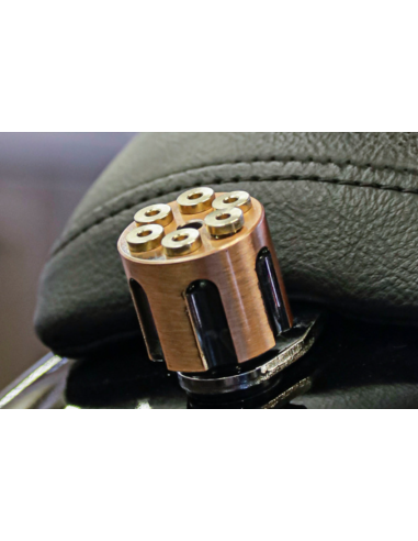 Comprar Tornillo Trasero De Aluminio Tambor Revolver Cobre Envejecido Para Harley Davidson a precio de oferta