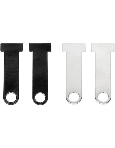 Compra Staffe Di Fissaggio Casco Jet Chiusura Micrometrica A Lucchetto Colore Cromato a prezzo scontato
