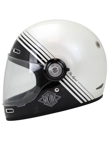 ARCHIVE VINTAGE THE LEGEND WHITE FULL-FACE HELMET
