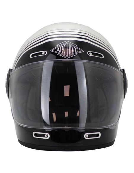 ARCHIVE VINTAGE THE LEGEND WHITE FULL-FACE HELMET