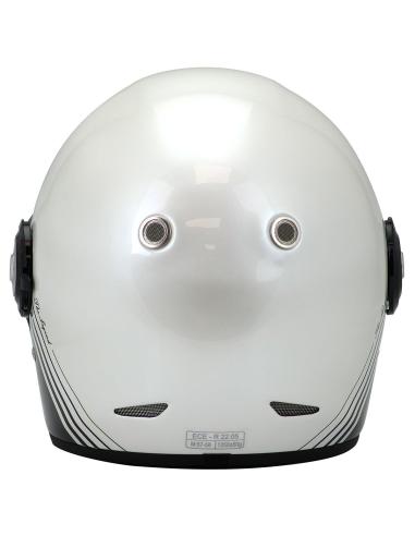 ARCHIVE VINTAGE THE LEGEND WHITE FULL-FACE HELMET