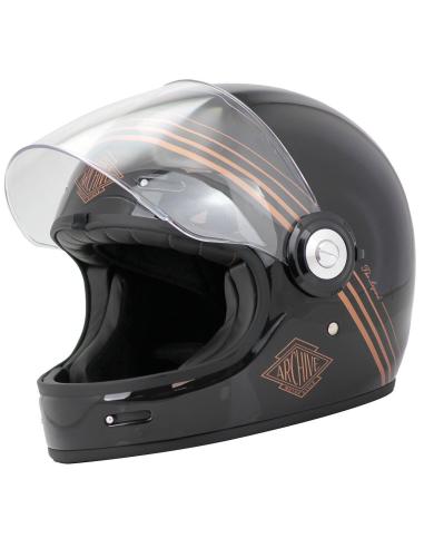 Acquista il Casco Integrale Archive Vintage The Legend Nero/Oro a prezzo scontato