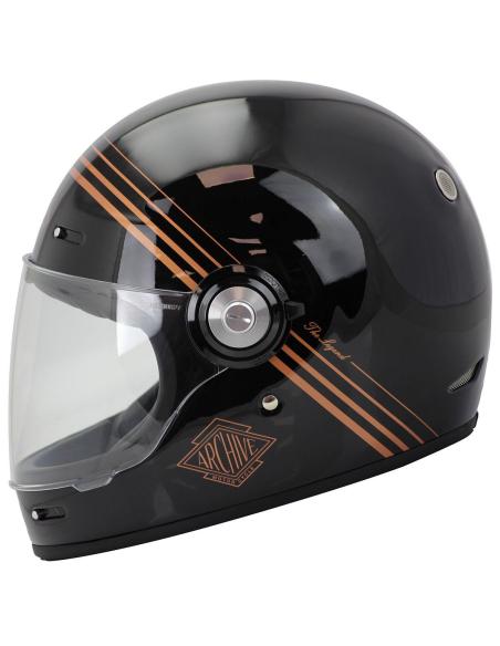 Acquista il Casco Integrale Archive Vintage The Legend Nero/Oro a prezzo scontato