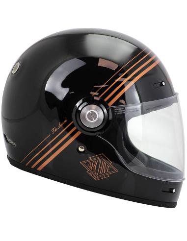 Acquista il Casco Integrale Archive Vintage The Legend Nero/Oro a prezzo scontato