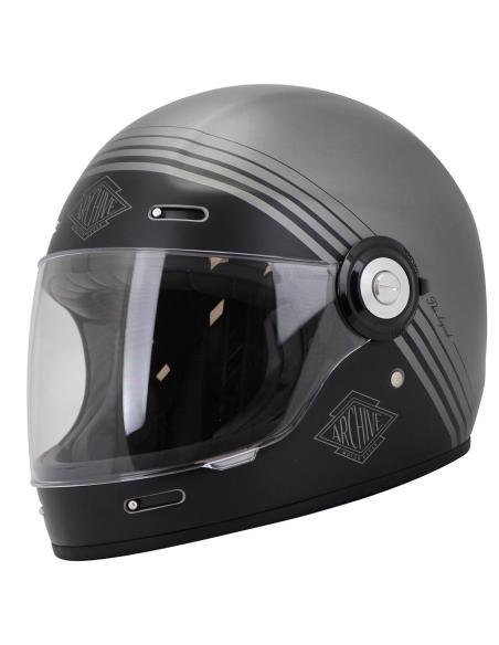 Capacete Integral Archive Vintage The Legend Cinza