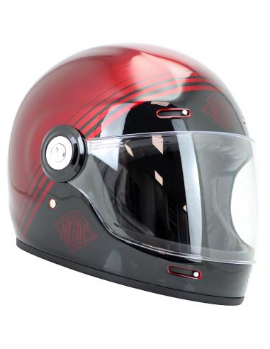 Acquista Casco Integrale Archive Vintage The Legend Rosso Lucido a prezzo scontato