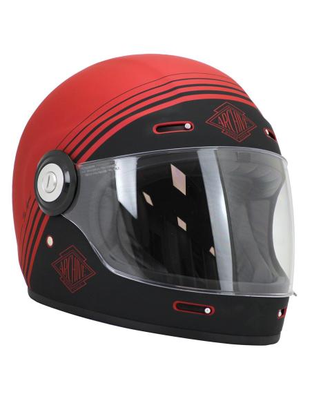 Comprar Casco Integral Archive Vintage The Legend Rojo Mate a precio de oferta