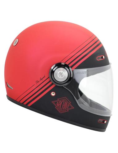 Comprar Casco Integral Archive Vintage The Legend Rojo Mate a precio de oferta