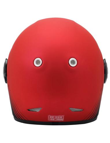 Acquista Casco Integrale Archive Vintage The Legend Rosso Opaco in offerta speciale