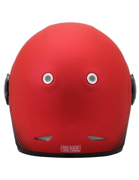 Capacete Integral Archive Vintage The Legend Vermelho Mate